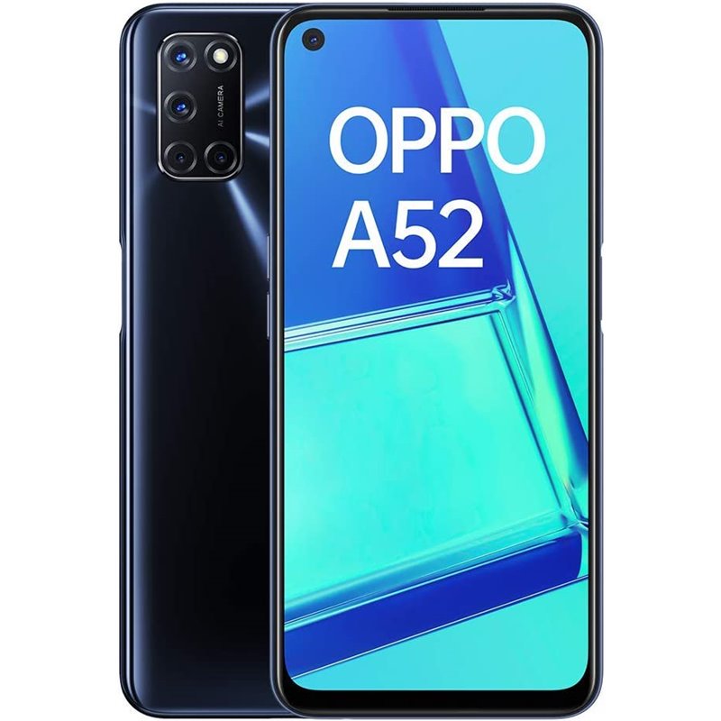 Oppo A52 (4GB RAM / 128GB ROM) With 5000 mAh Battery - Black