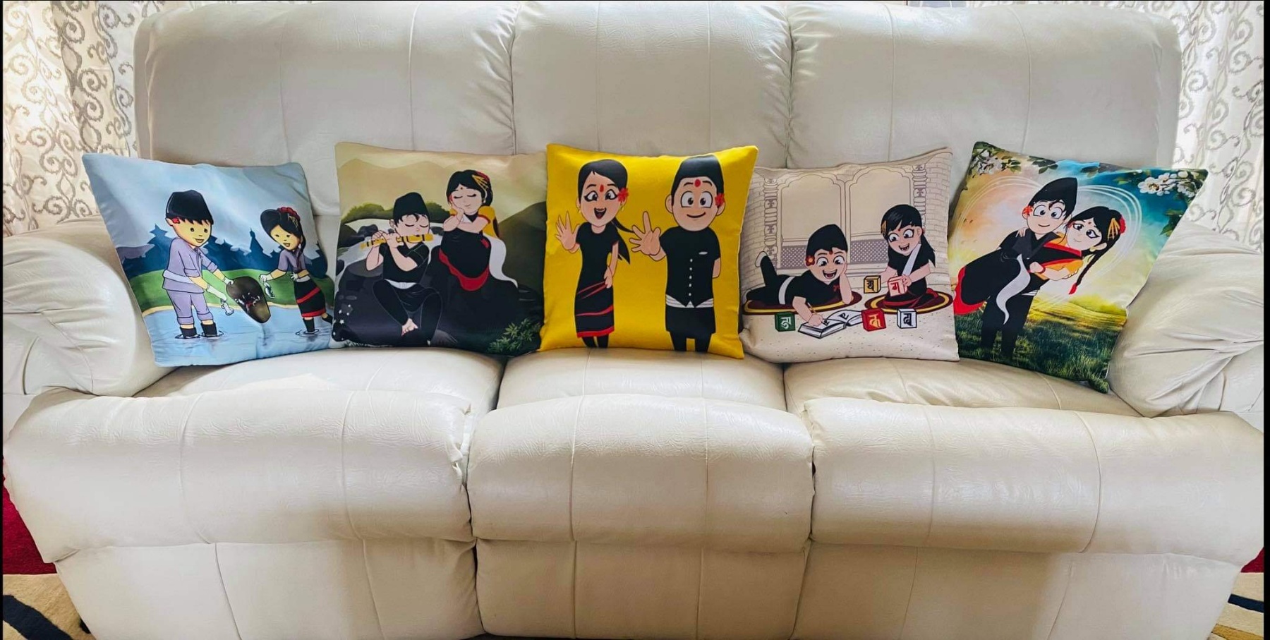 Cushions & Pillows Cover newari culture printed